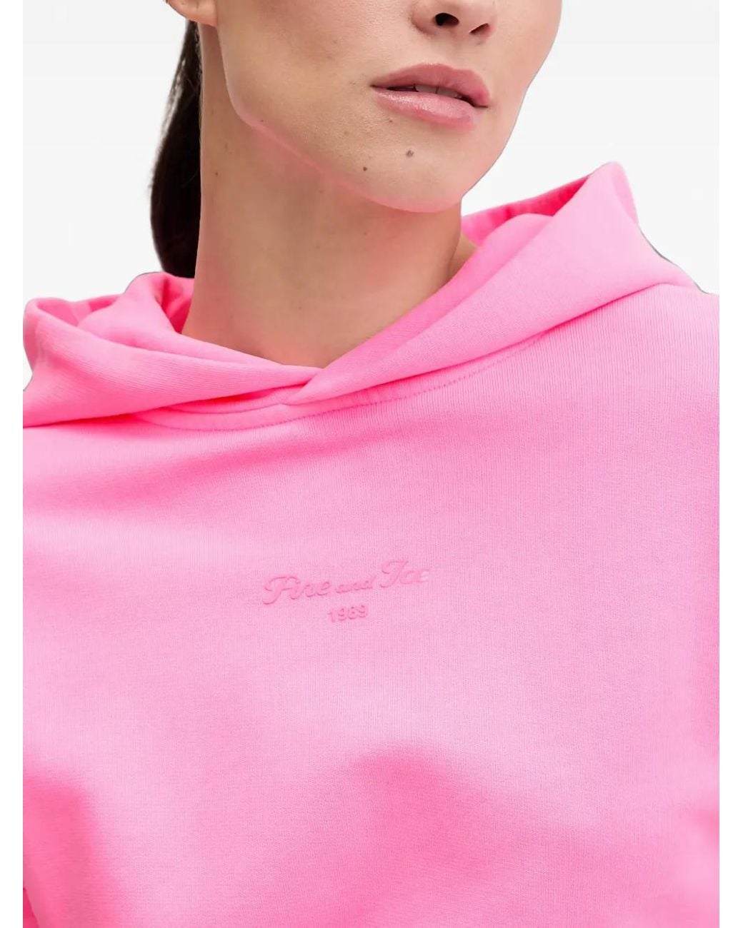 Bogner Fire + Ice Pink Hoodie Sibel À Logo Brodé