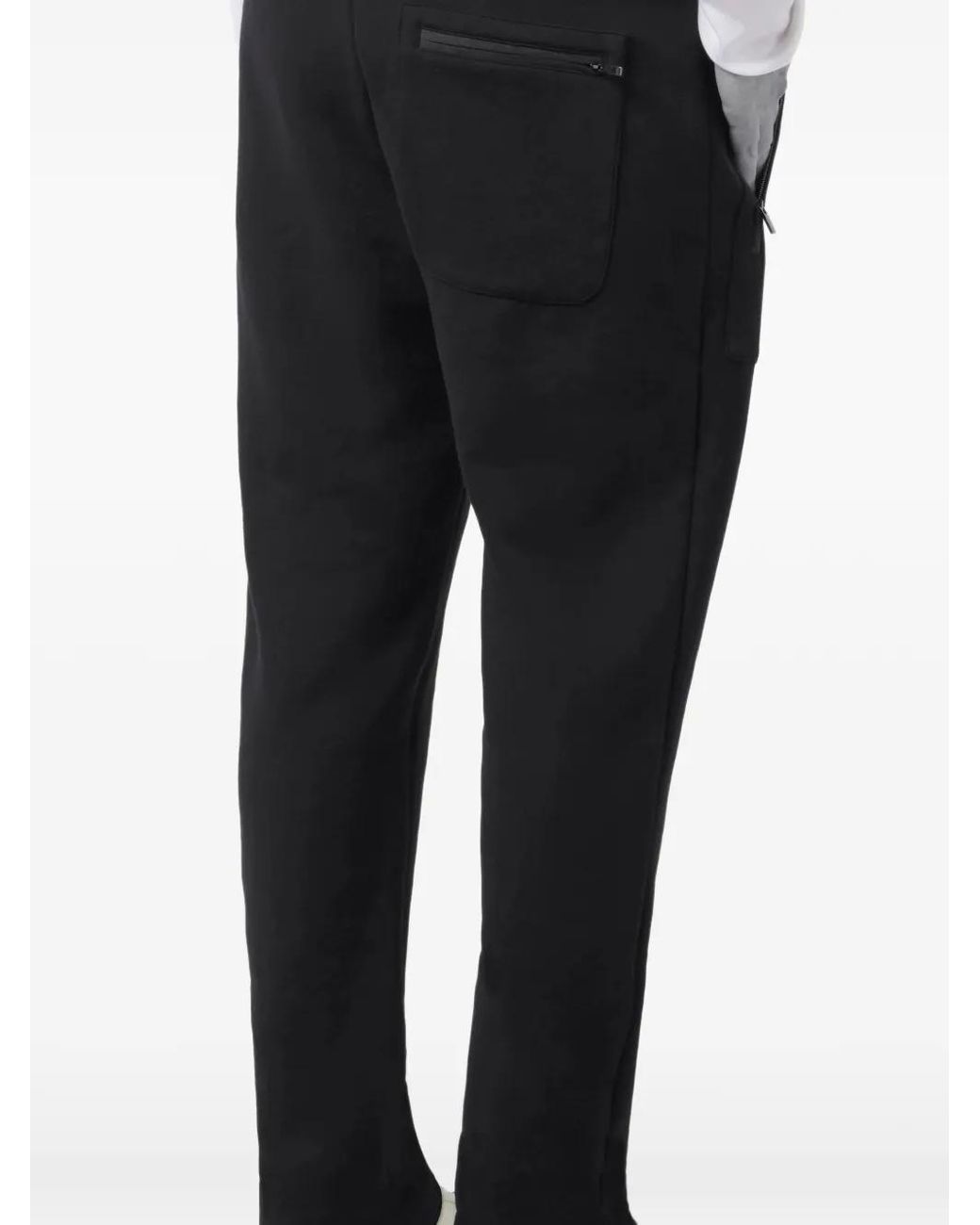 Paul & Shark Black Supima Cotton Trousers for men