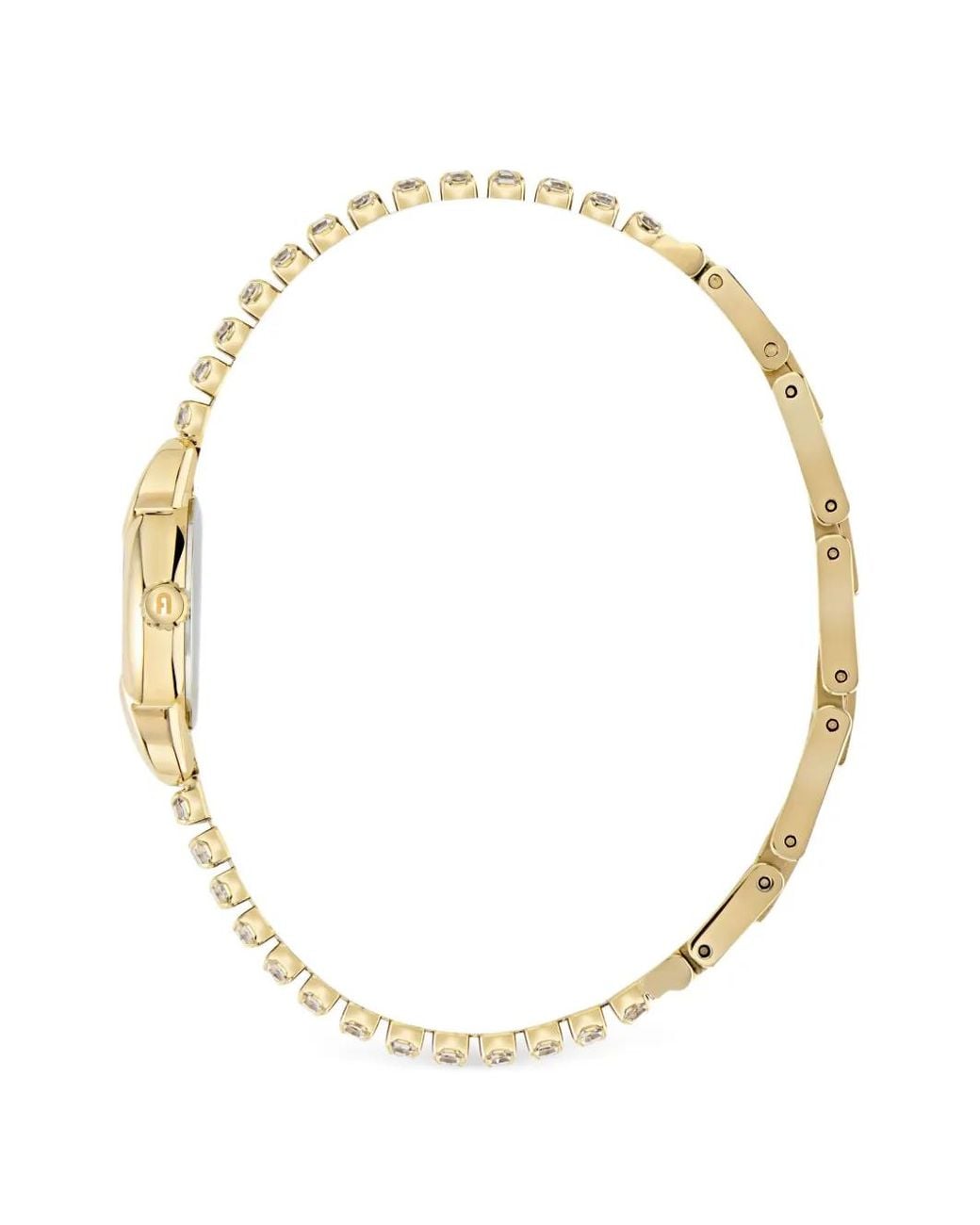 Furla Metallic Mini Shape Crystal 16Mm Watch