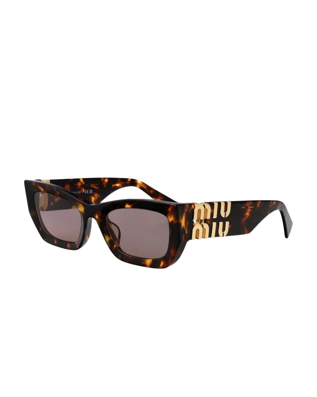 Miu Miu Brown Tortoiseshell Frame Sunglasses