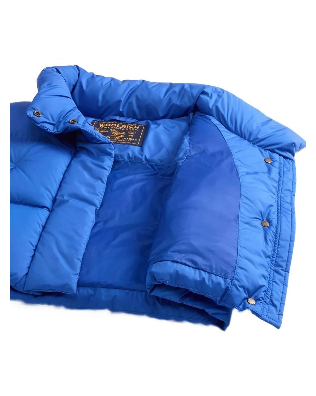 Woolrich Blue Quilted Padded Vest