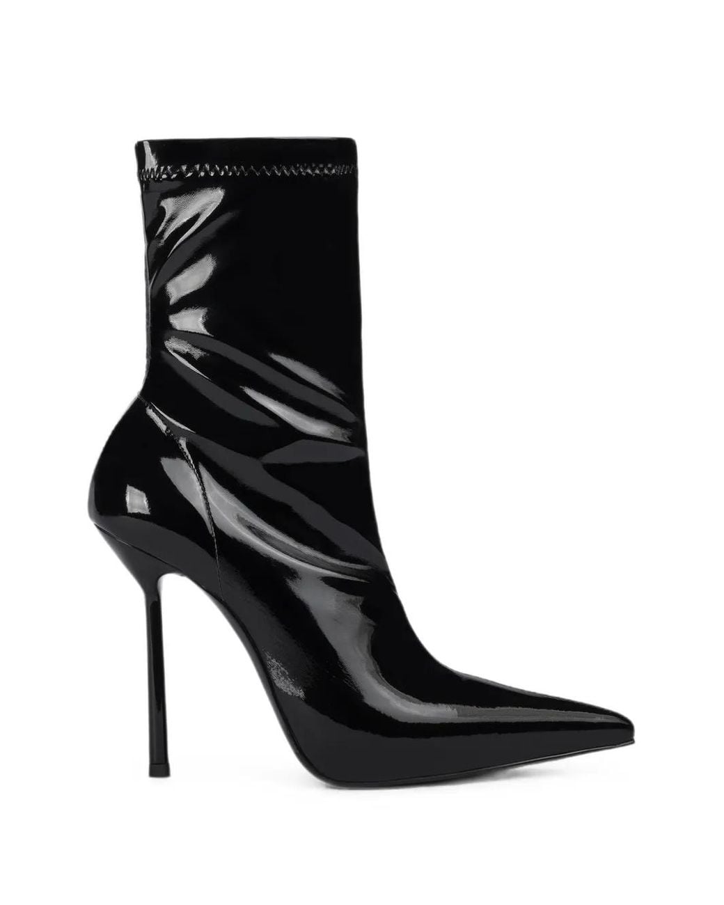 Le Silla Black Bella Pointed-Toe Ankle Boots