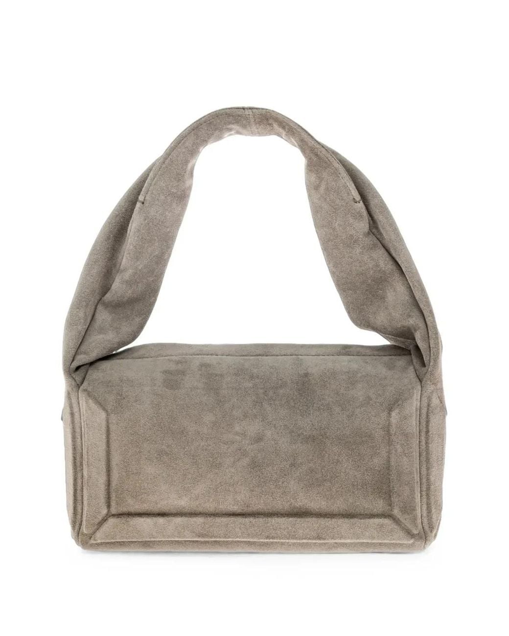 Maison Margiela Gray Suede Tote Bag