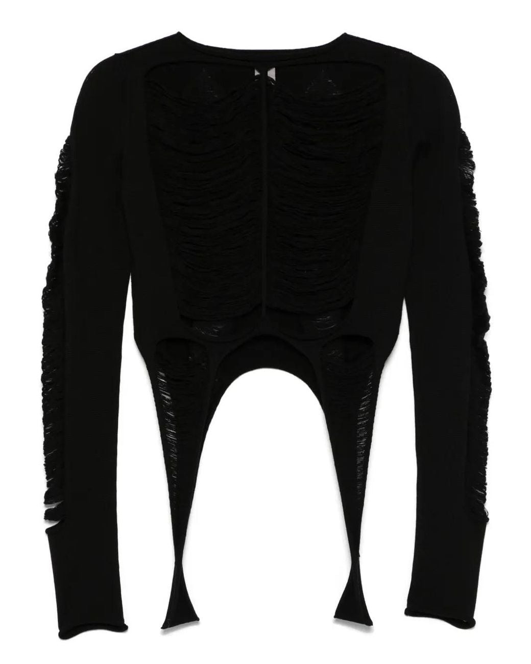 Rick Owens Black Wool Top
