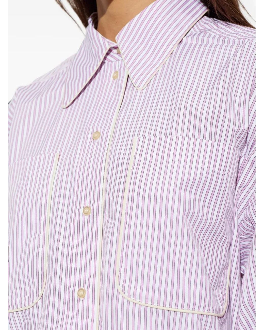 Munthe Purple Chemise Voyage À Rayures
