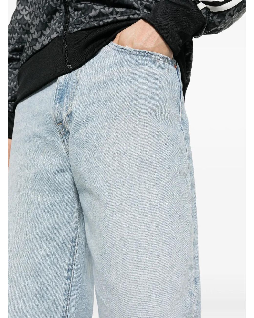 Levi's Blue 568 Stay Loose Straight-Leg Jeans for men