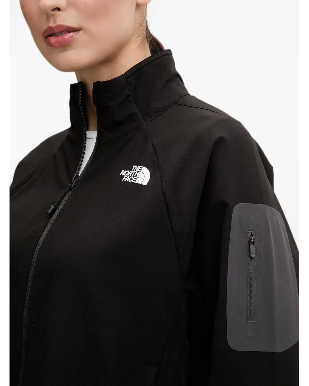The North Face Black Logo-Print Jacket