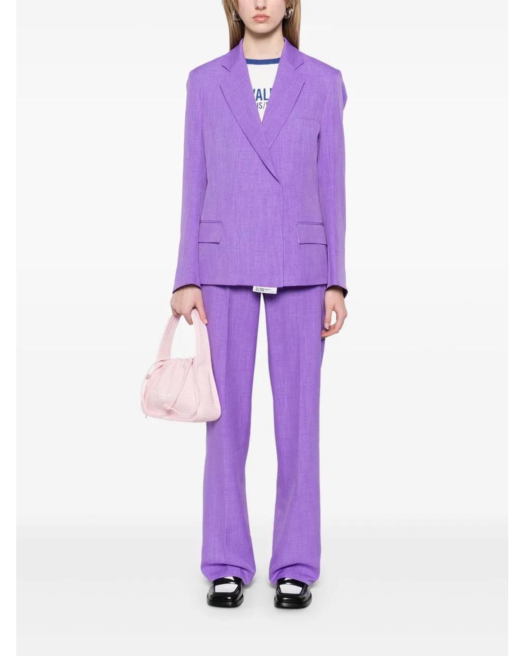 Gcds Purple Tailored Trousers