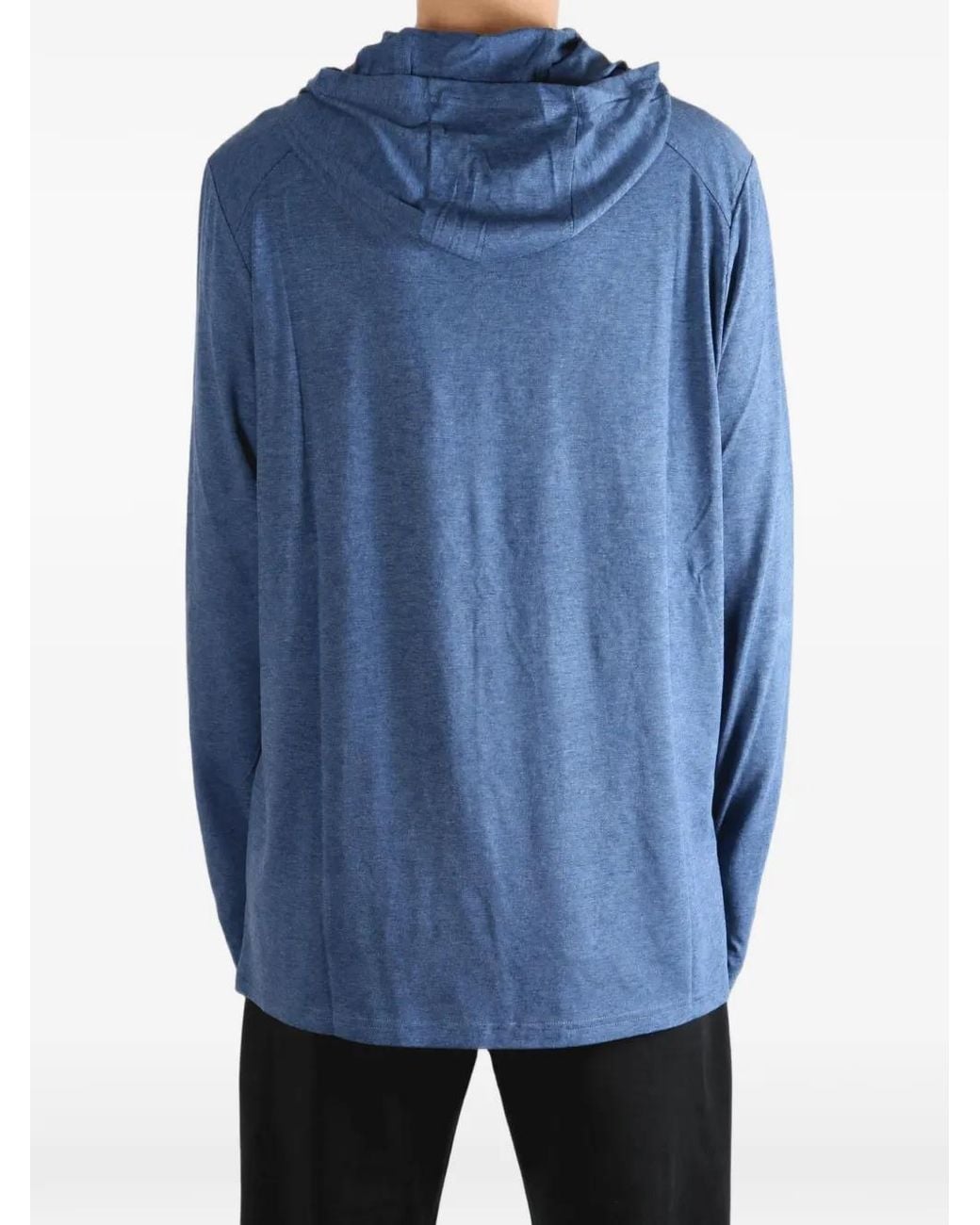 Free Fly Blue Hoodie Bamboo Shade À Manches Raglan for men