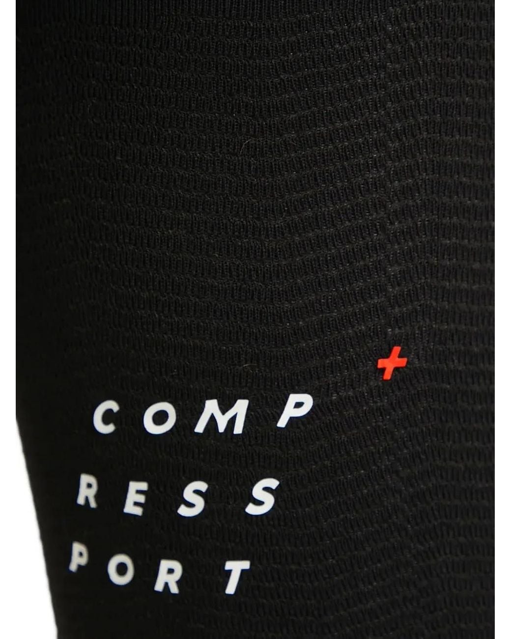 Compressport Black Logo-Print Running Shorts for men