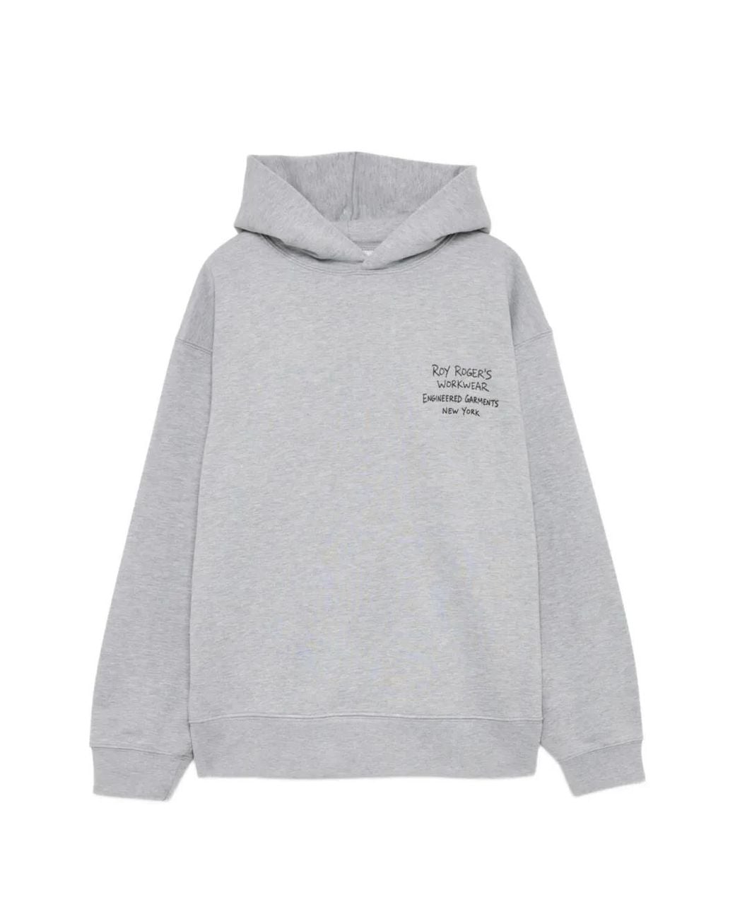 Engineered Garments Gray X Roy Roger's Graphic-Print Cotton Hoodie for men