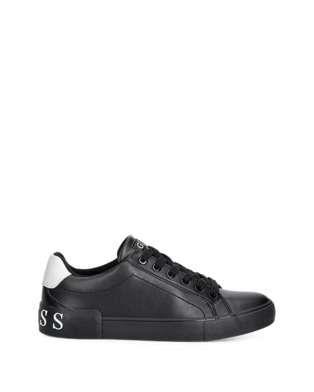 Guess Black Pancho Panelled Sneakers for men