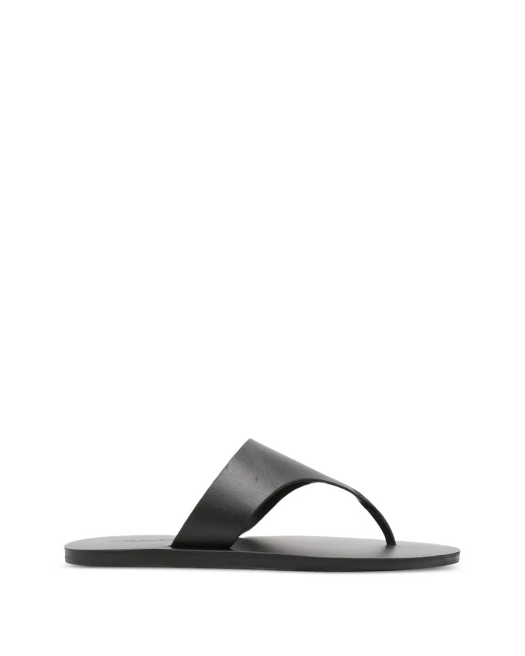 Manebí Black Sandales En Cuir À Entre-Doigts