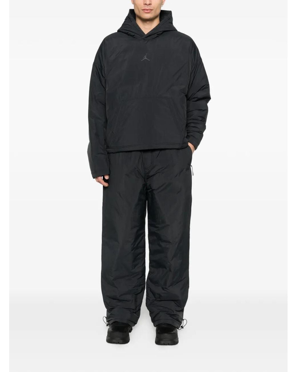 Nike Black Hooded Pocket Jacket for men
