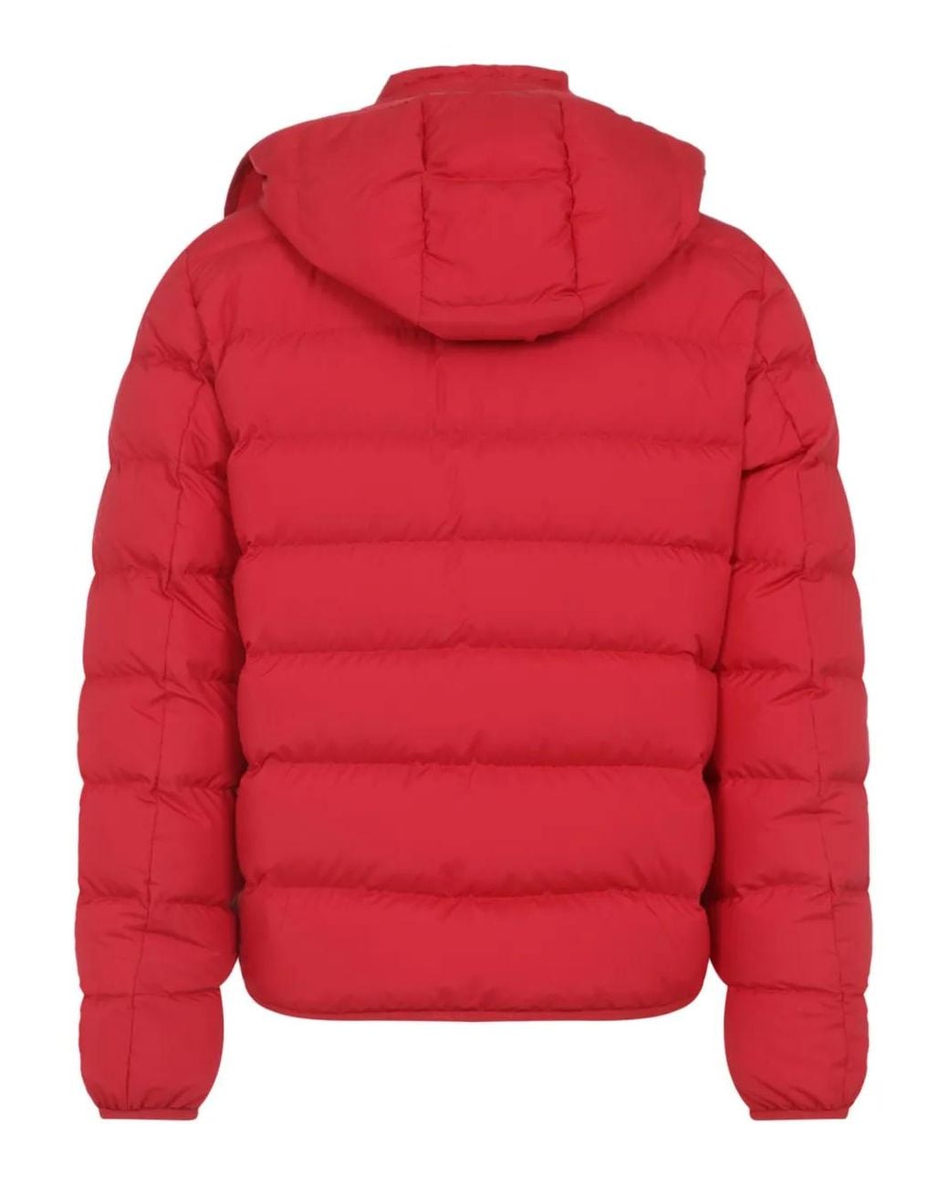 Moncler Red Montbrocq Hooded Quilted Down Jacket for men
