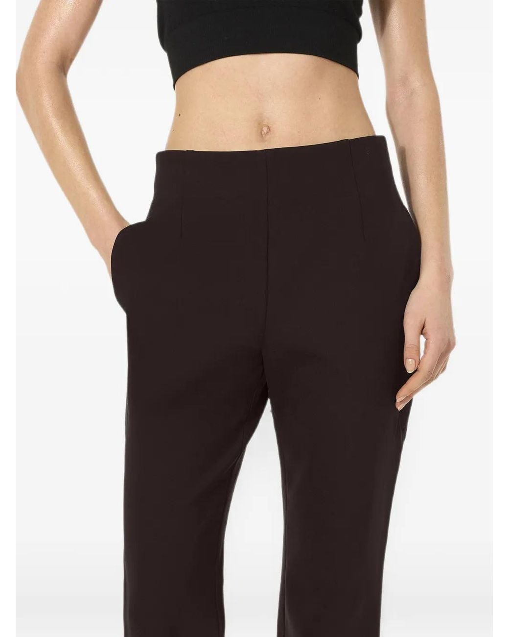 Wolford Black Scuba Slim-Fit Trousers