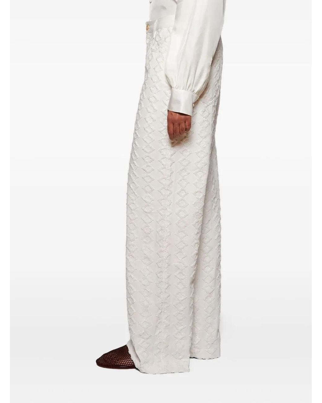 DIOTIMA White Stulla Textured Jeans