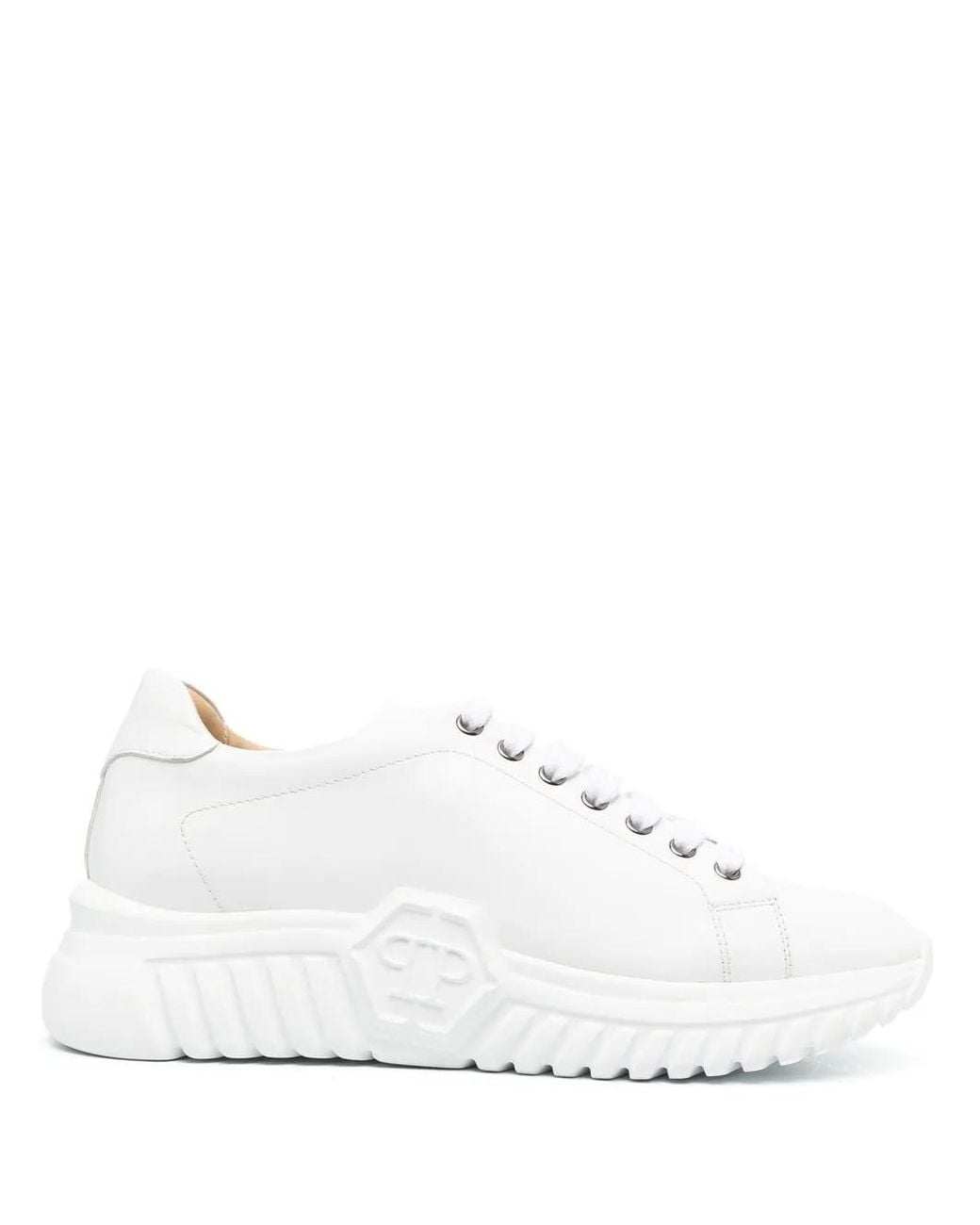 Philipp Plein White Runner Basic Sneakers