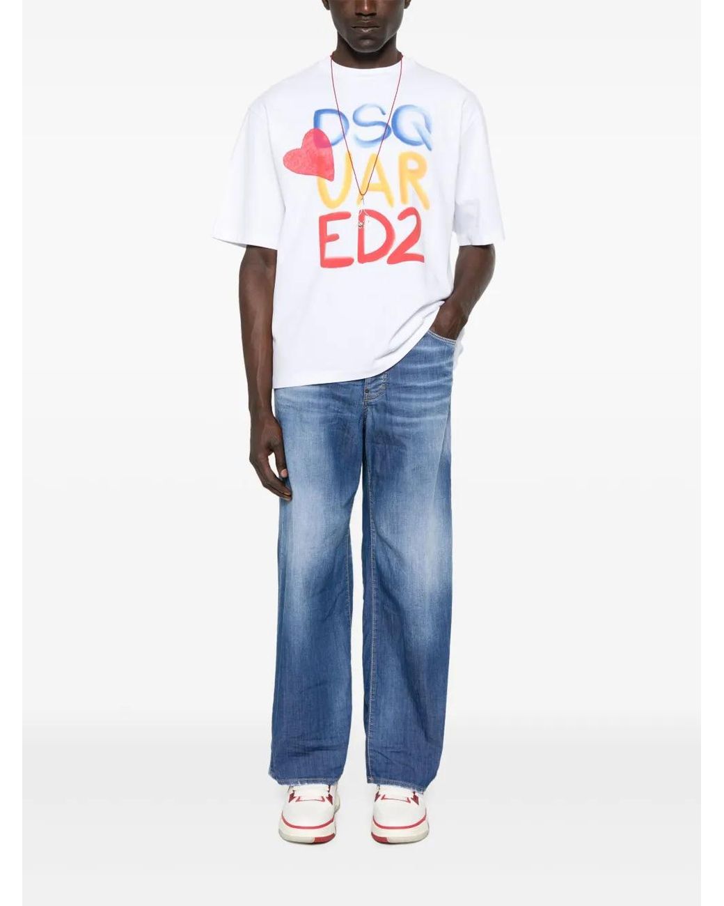 DSquared² Blue Loose Jeans for men