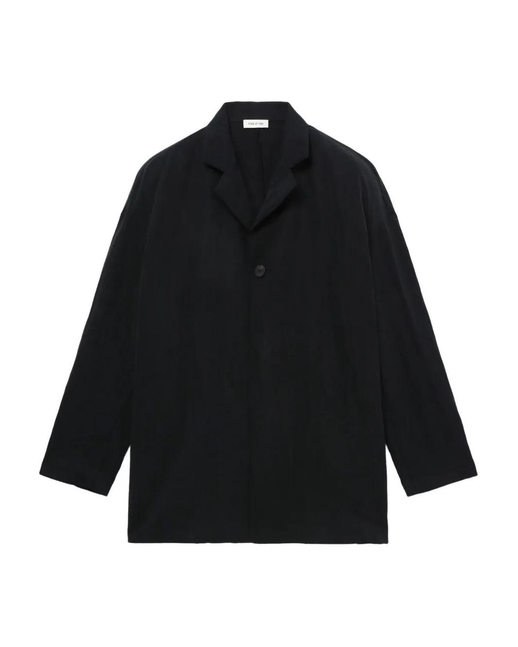 Fear Of God Black Relaxed Blazer for men