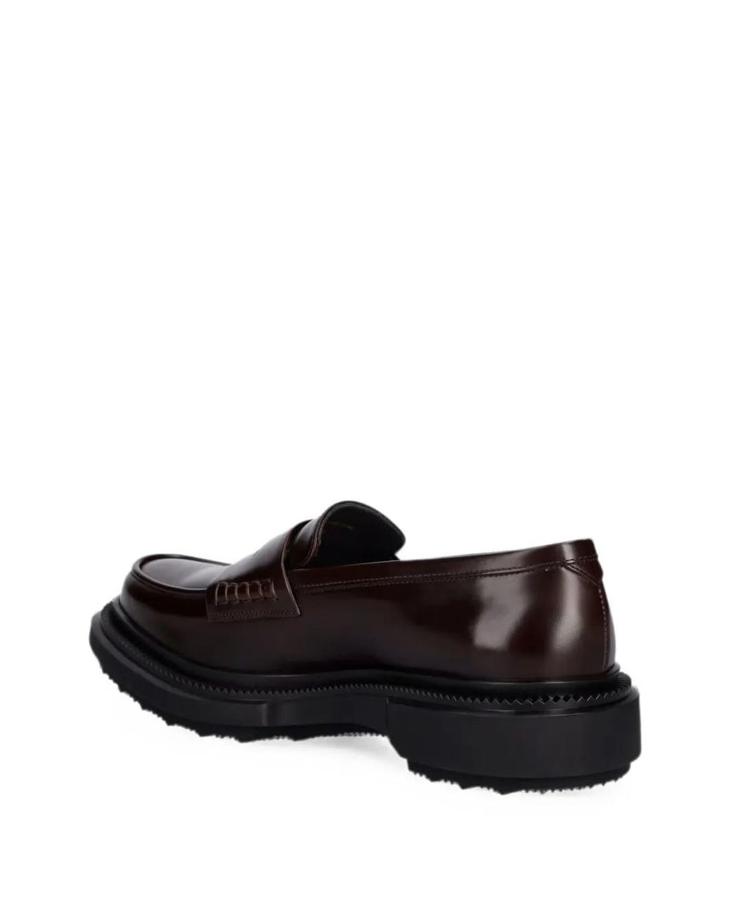 Adieu Black Mocassins En Cuir Poli