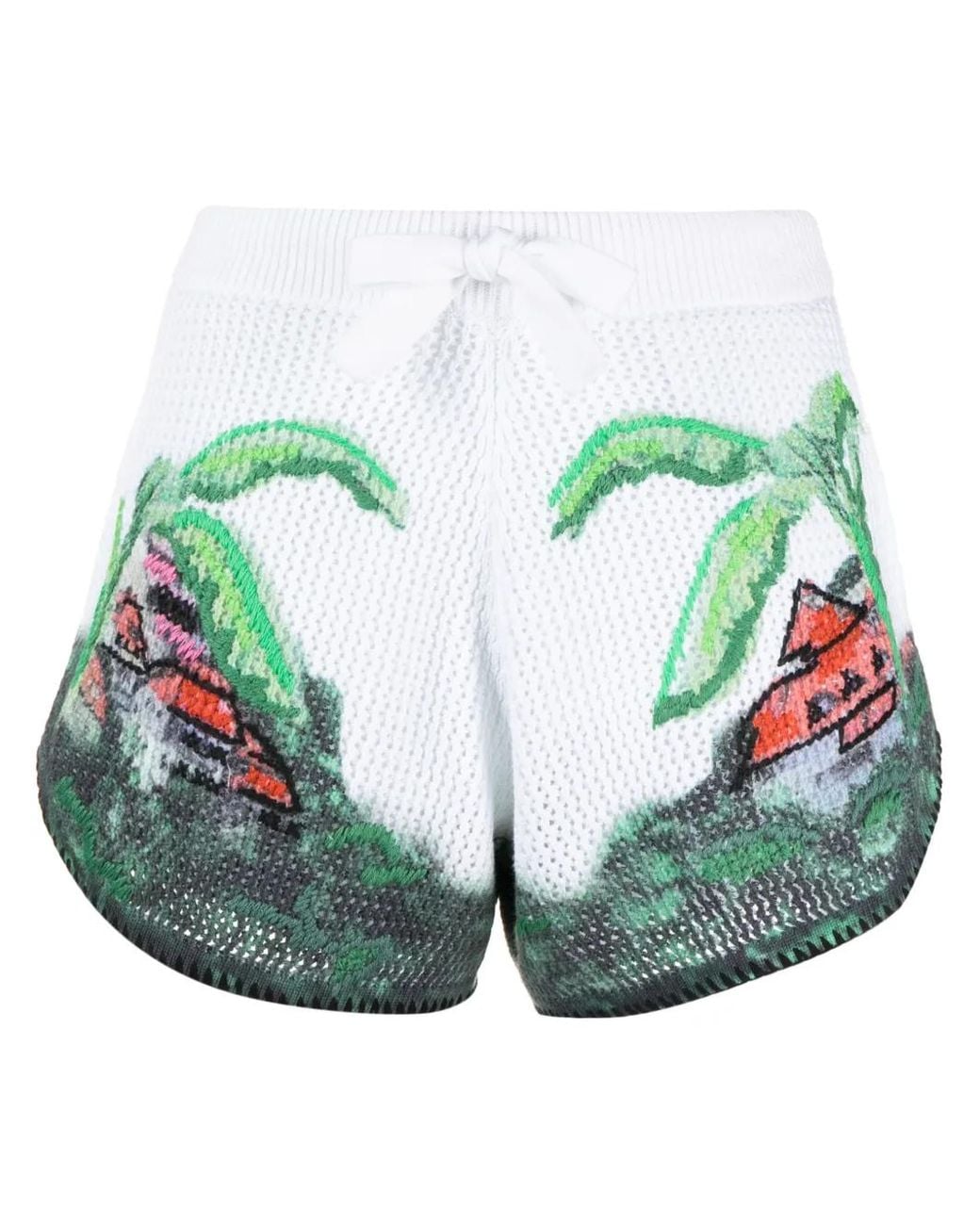Amiri Green Shorts & Bermuda Shorts Cotton
