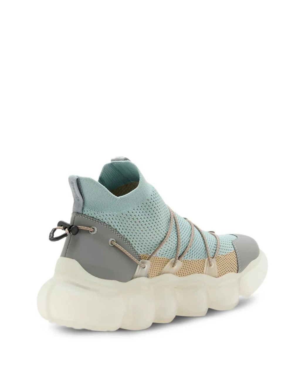 grounds Blue Bubble-Sole Lace-Up Sneakers