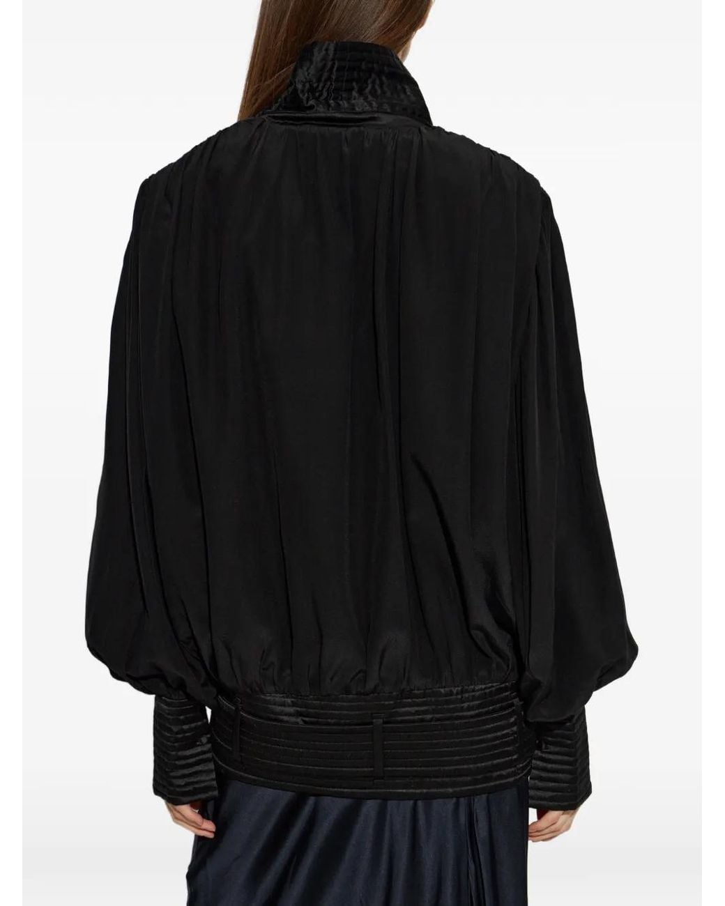Isabel Marant Black Diljane Silk Jacket