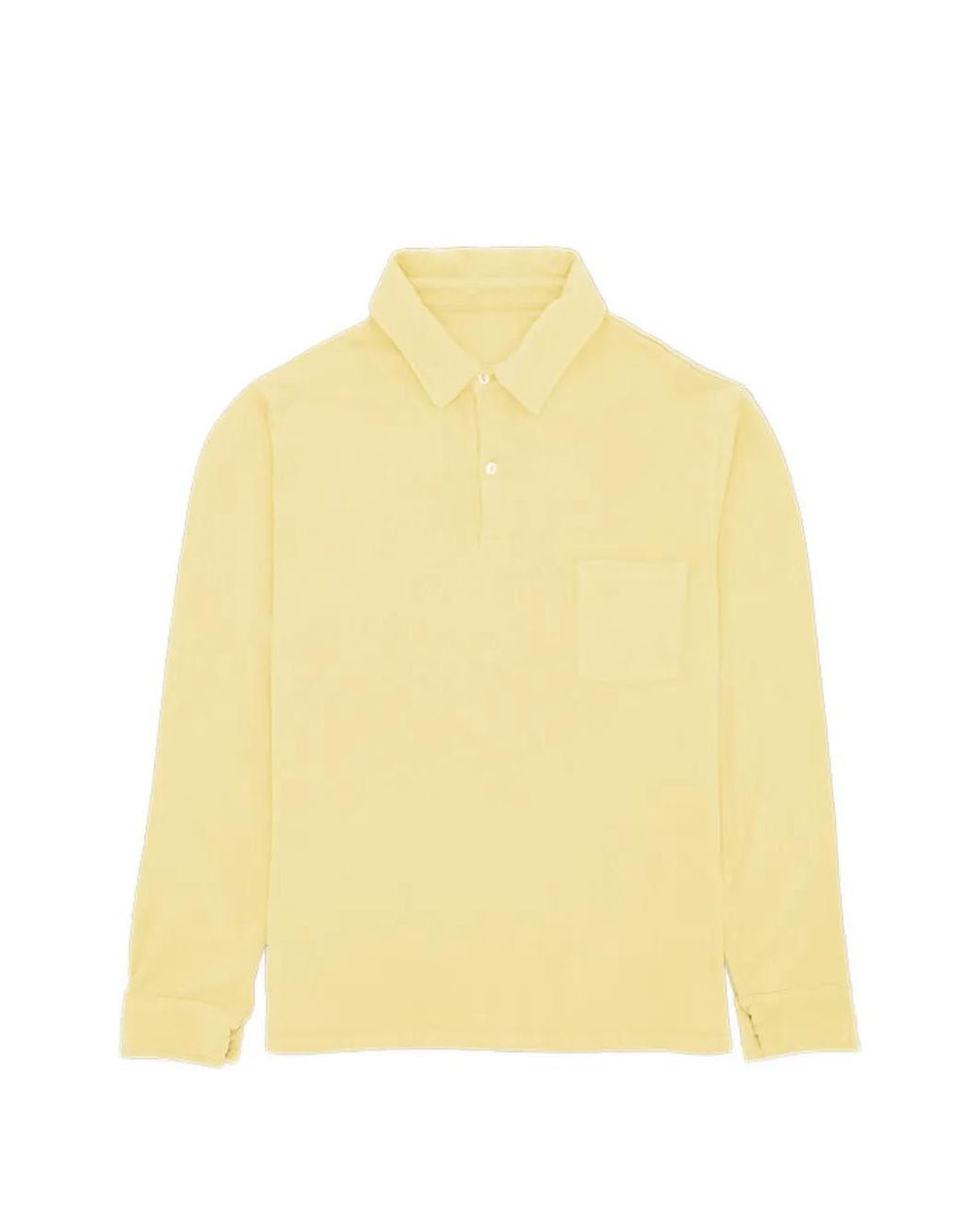 Fortela Yellow Missouril Long-Sleeves Polo Shirt for men