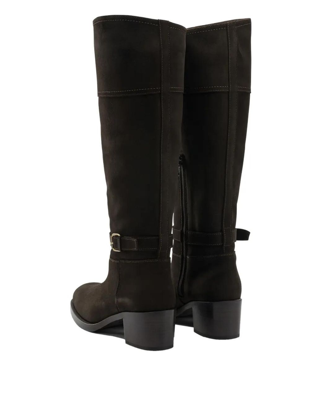 MARETTO® Black Buckle Strap Boots