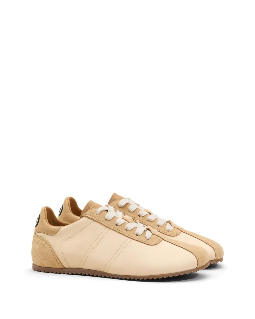 AMI Natural Nylon Soft Sneakers