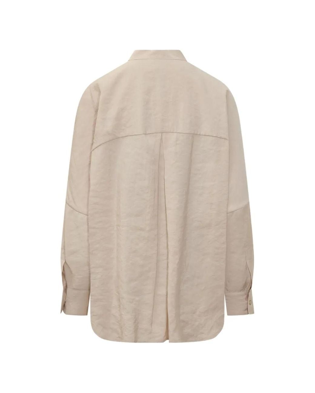LE SULLY STUDIO White Long-Sleeve Blouse