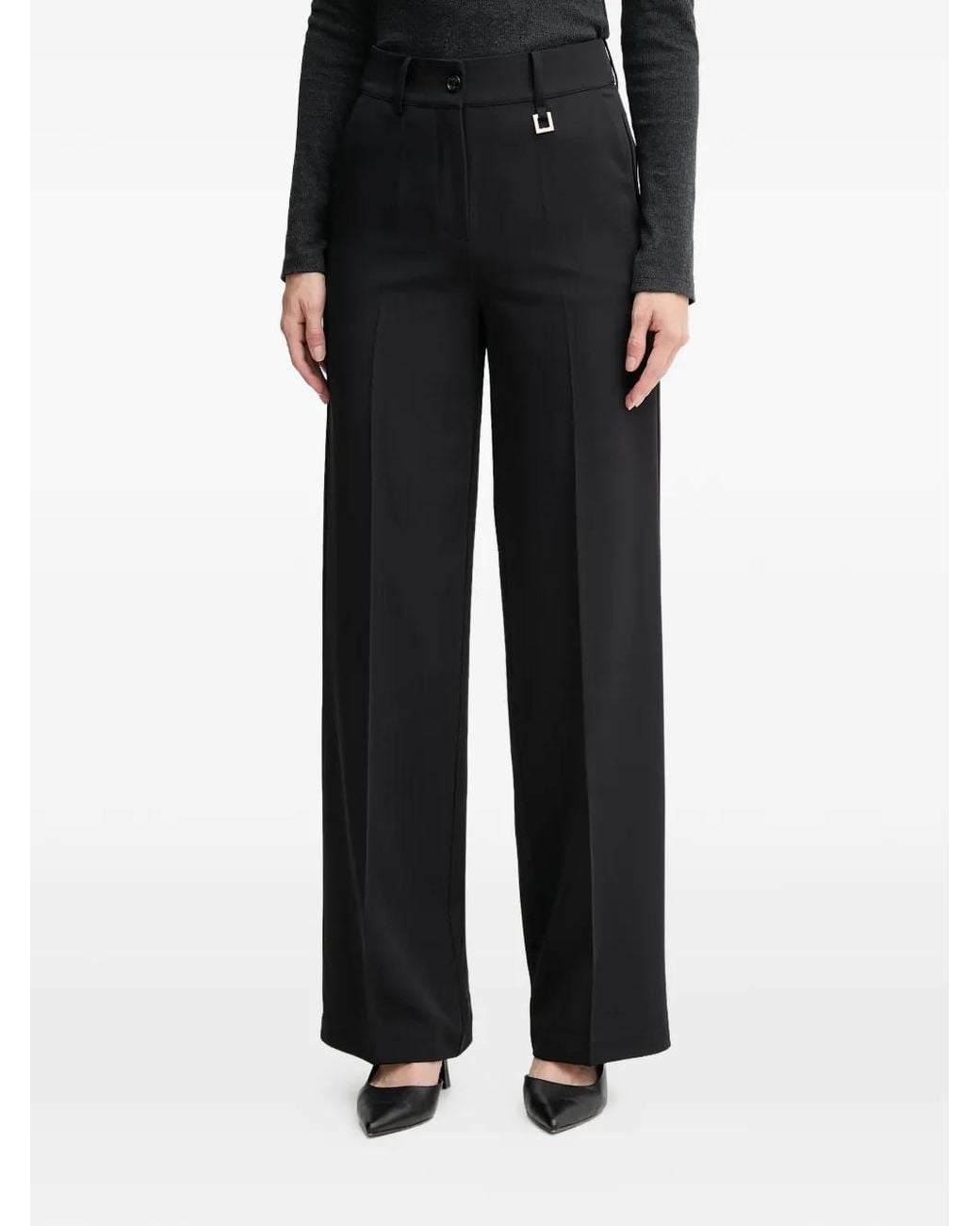 Joop! Black Metal-Detail Trousers