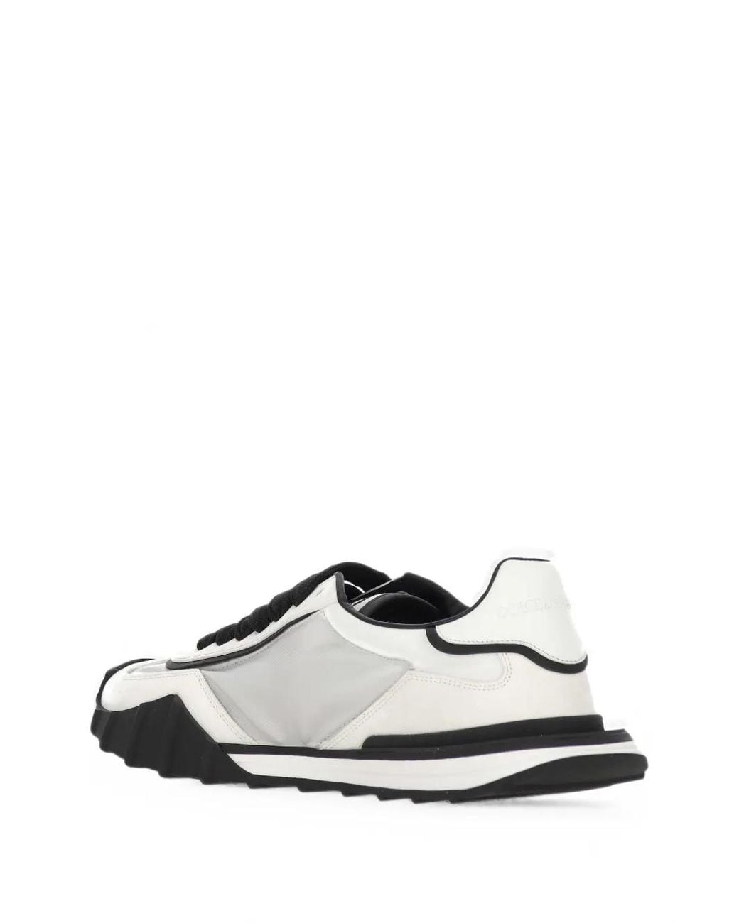 Dolce & Gabbana White Dg Athletic Logo-Patch Sneakers for men