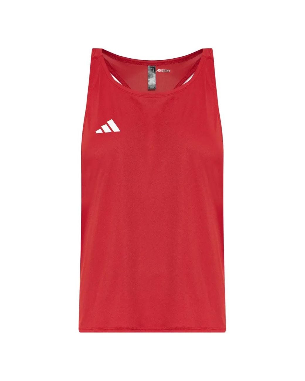 Adidas Red Adizero Racerback Top