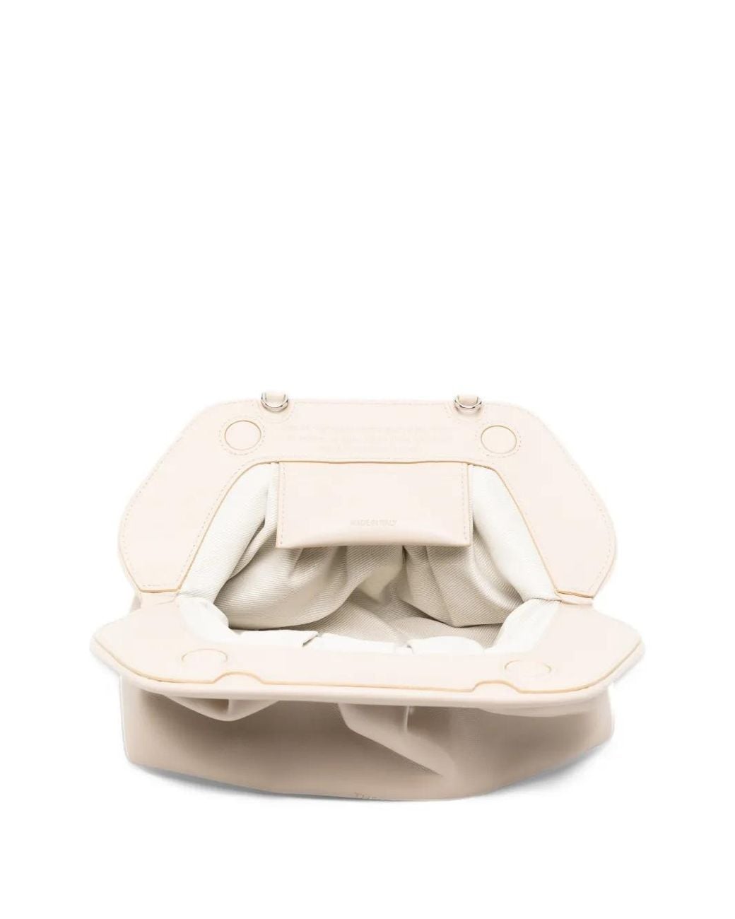 THEMOIRÈ Natural Bios Ruched Clutch Bag