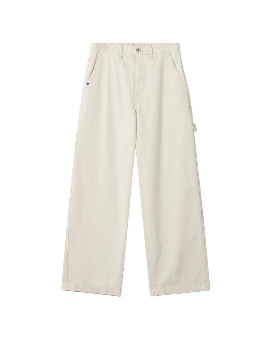 Chocoolate White Logo-Embroidered Cargo Pants