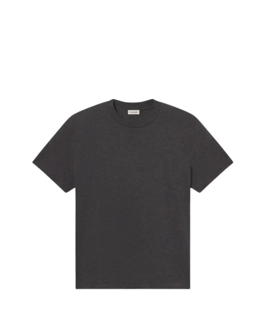 FRAME Black Crew-Neck T-Shirt for men