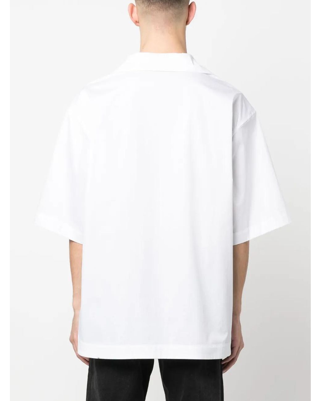 Gcds White Short Sleeved Shirt for men