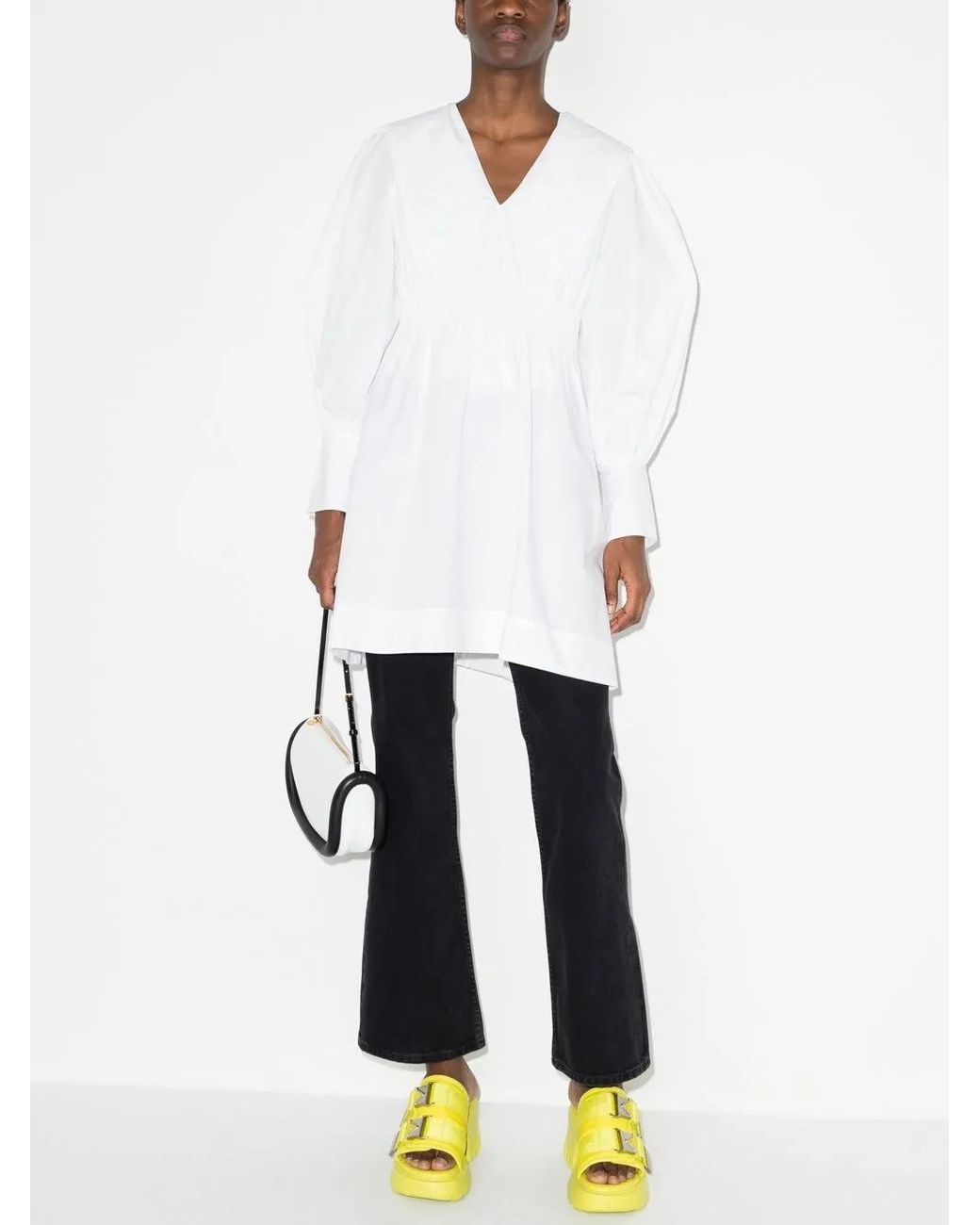 Ganni Black Betzy Bootcut Jeans