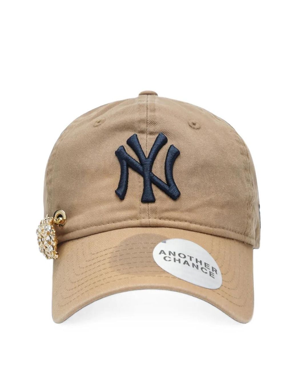 ANOTHER CHANCE Natural New Era Embellished Baseball Cap for men