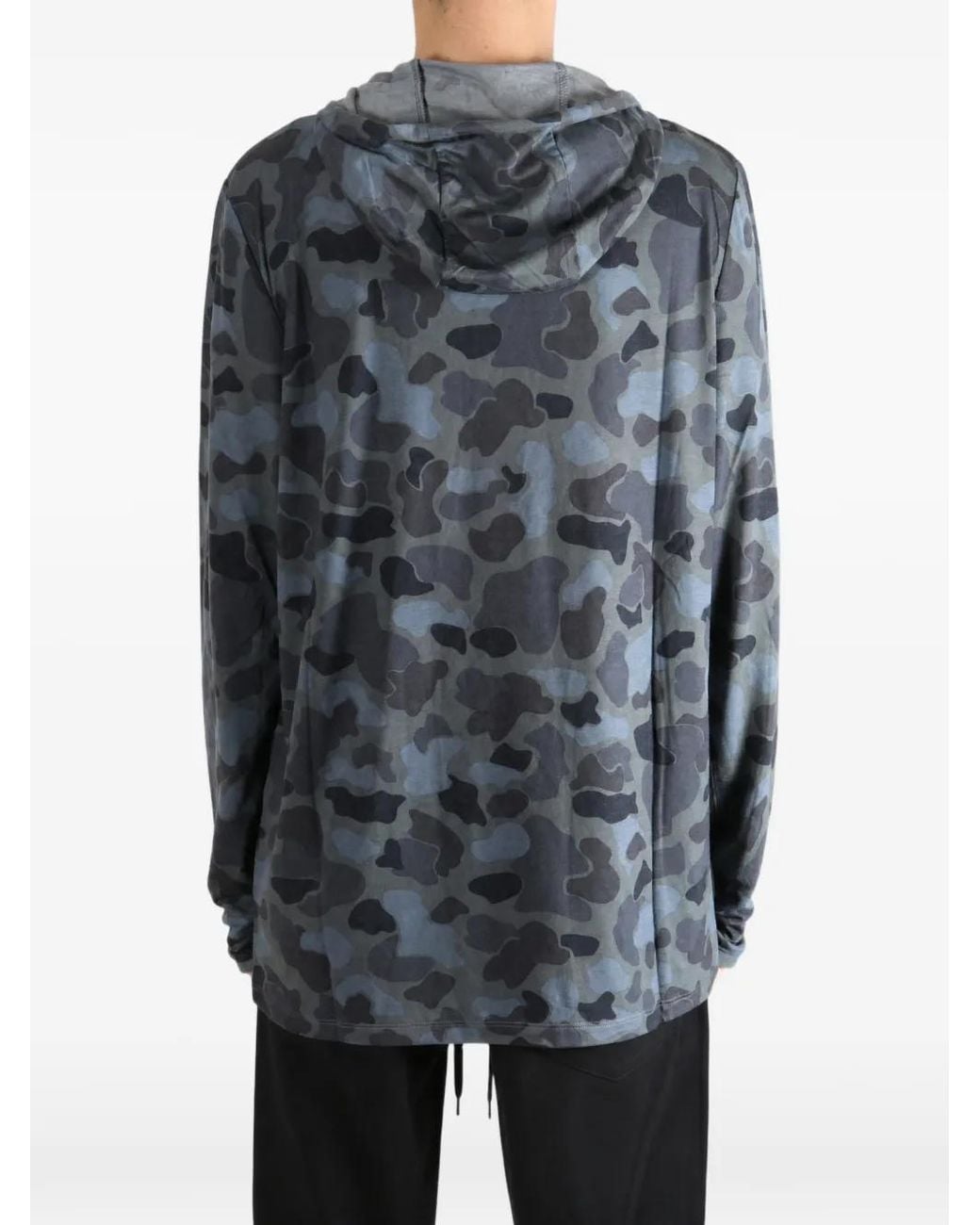 Free Fly Gray Hoodie Bamboo À Imprimé Camouflage for men