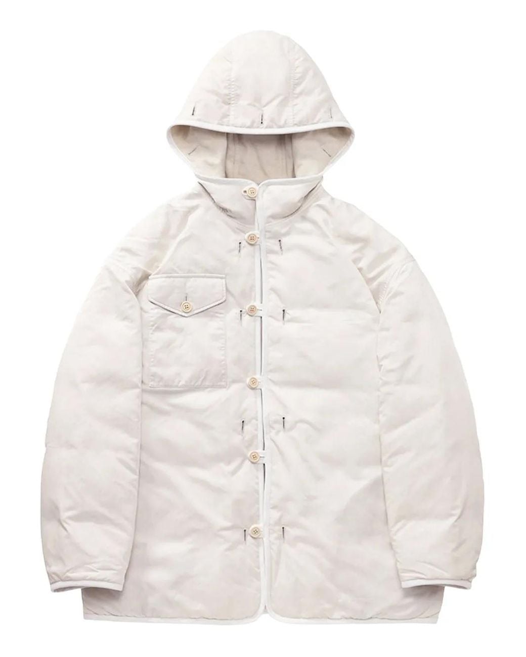 Visvim Natural Parka Greely Corps À Capuche for men