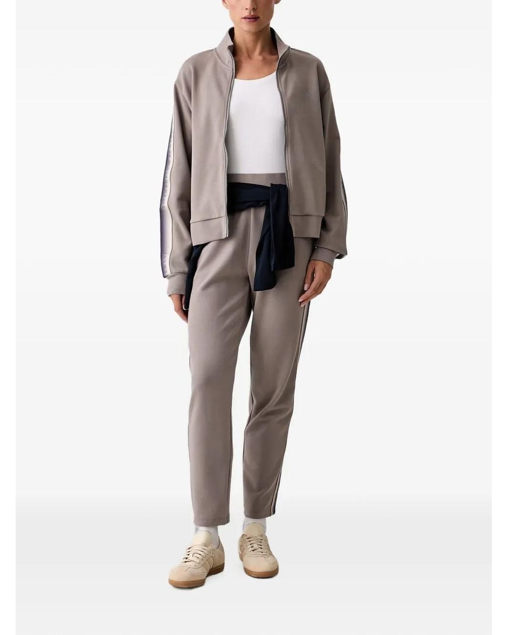 EA7 Gray Logo-Print Track Pants (Set Of Two)