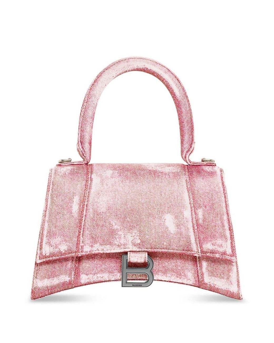 Balenciaga XS Hourglass Handtasche in Pink Lyst DE