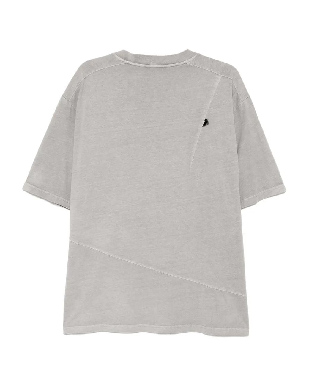 FIVE CM Gray Patchwork T-Shirt for men