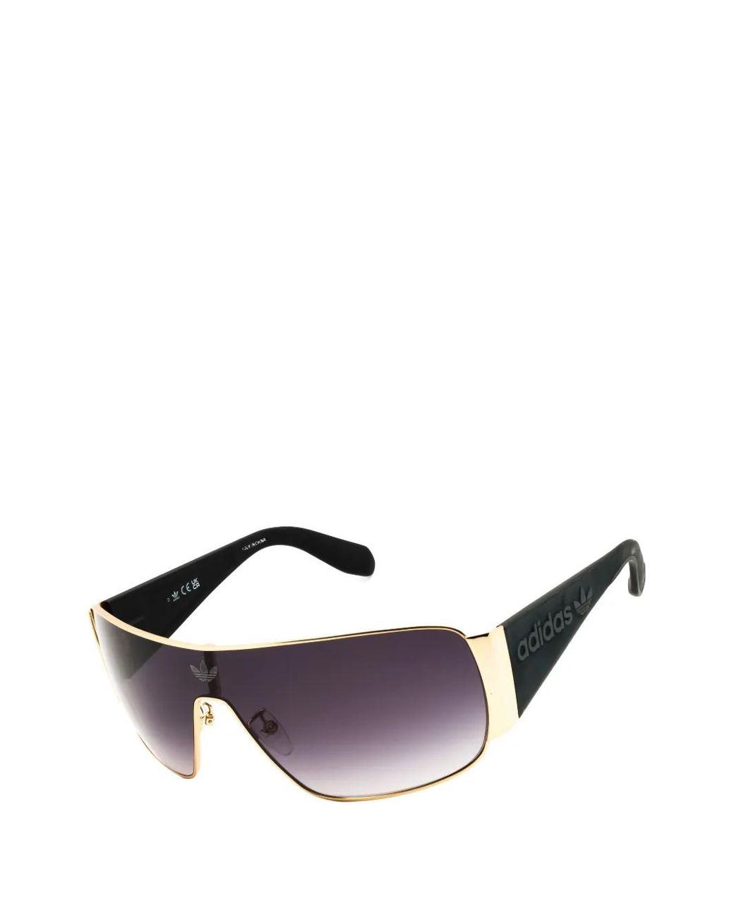 Adidas Purple Or0058 Shield-Frame Sunglasses for men