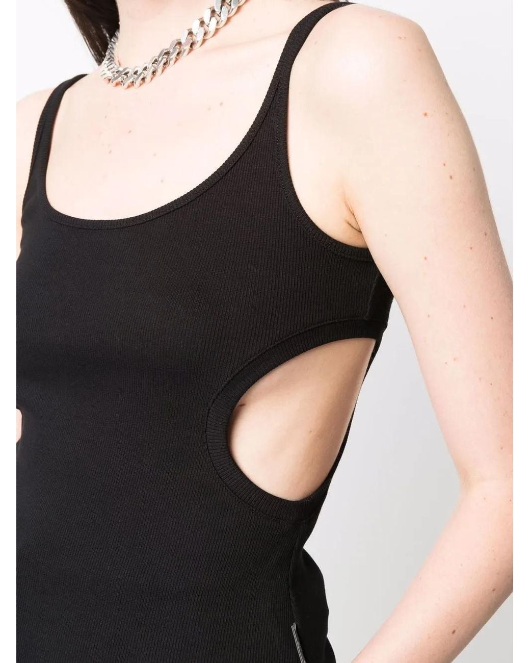 Off-White c/o Virgil Abloh Black Meteor Sleeveless Top