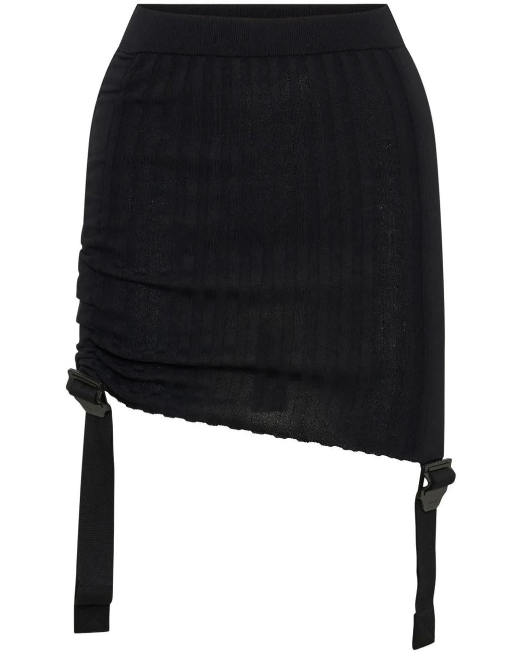 Dion Lee Ribgebreide Mini-Rok in het Black