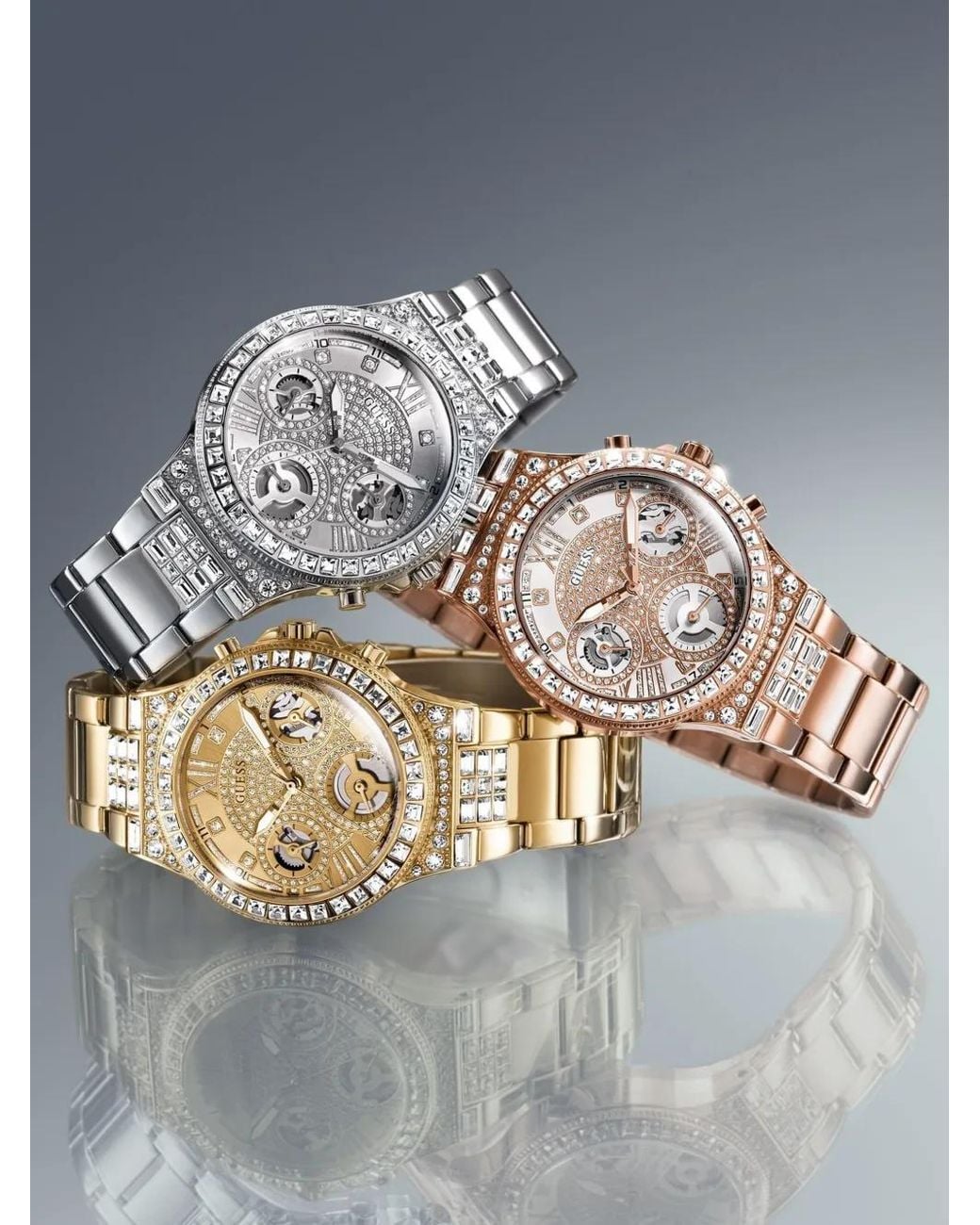 Guess White Moonlight 36Mm Watch